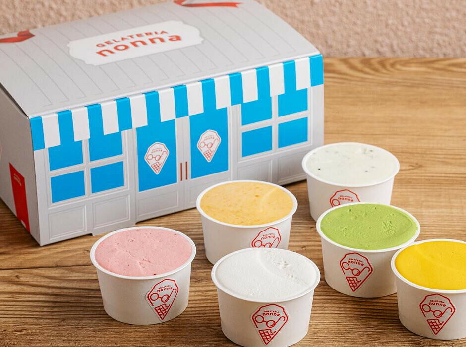 奈良のこだわりジェラート 5個 おまかせフレーバー 食べ比べ フルーツ 野菜 いちご 抹茶 チョコチップ 甘酒 ほうじ茶 梨 ビール などをおまかせで 本場イタリア ジェラート アイス シャーベット