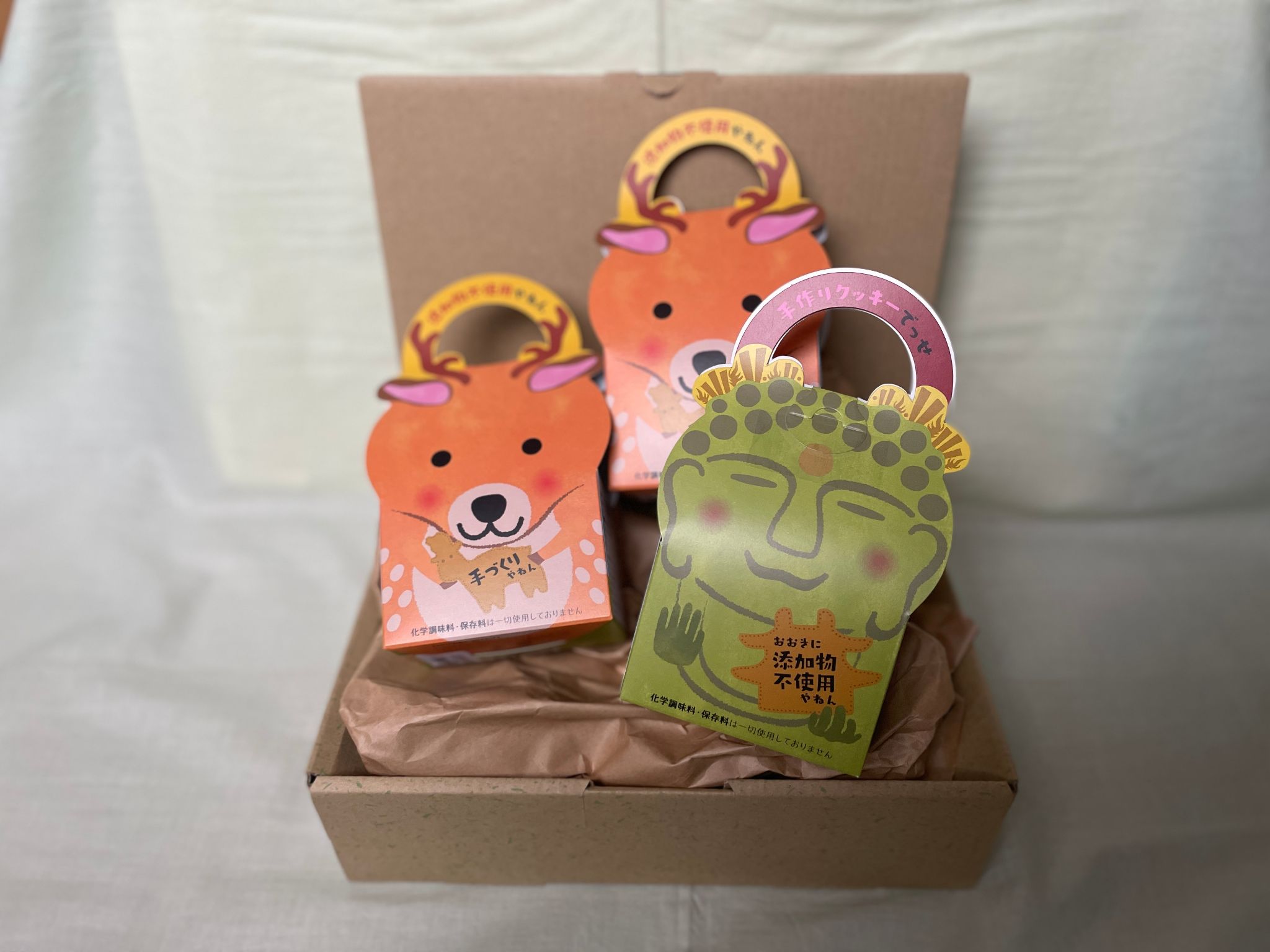 奈良公園クッキー（10枚入り×3個）パルメット株式会社 鹿 大仏 クッキー 奈良県 奈良市 なら 5-032