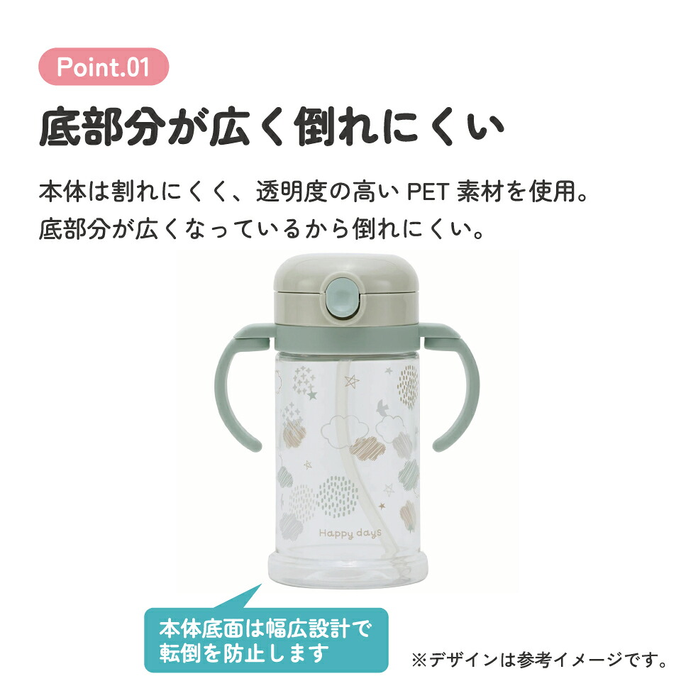 2WAYストローマグ 370ml ＨａｐｐｙＤａｙｓ／KSHW2N_4973307578144 ストロー マグ トレーニング 1歳 奈良県 奈良市 なら