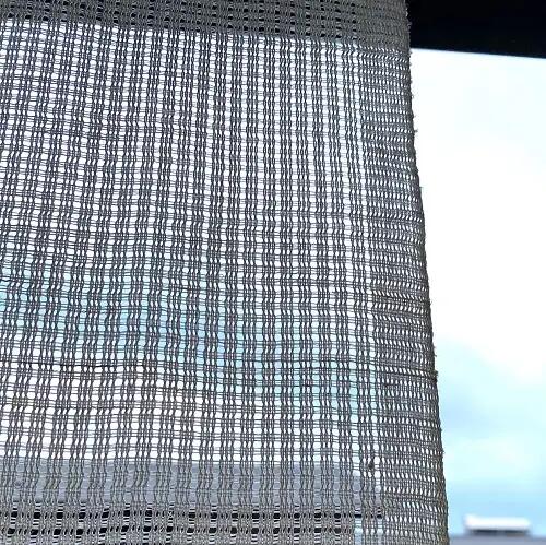 岡井麻布商店 透かし織り麻のれん 生成 87cm×100cm のれん 暖簾 おしゃれ シンプル 麻 和風 玄関 奈良県 奈良市 なら 50-007