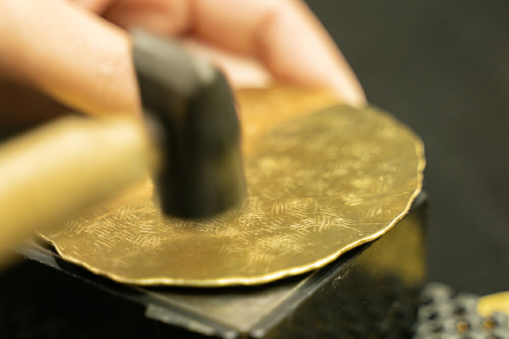 万喜彫金工房 体験チケット(シカせんべいコースター)2名様分 合同会社工藝舎 奈良県 奈良市 なら 55-012