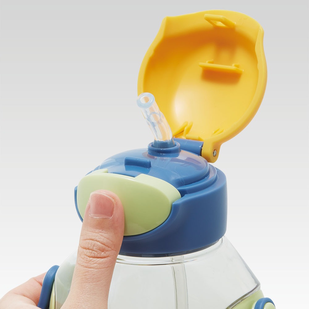 ワンプッシュストローボトル 530ml ディノサウルス スケーター〈skater〉水筒 ワンプッシュオープン 奈良県 奈良市 なら 6-315