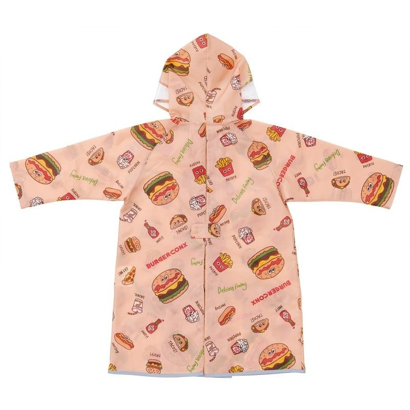 レインコート キッズ <バーガーコンクス BURGER CONX> 男の子 女の子 リュック 対応 110 120 かわいい カッパ 雨合羽 防水 スケーター〈skater〉 奈良県 奈良市 なら