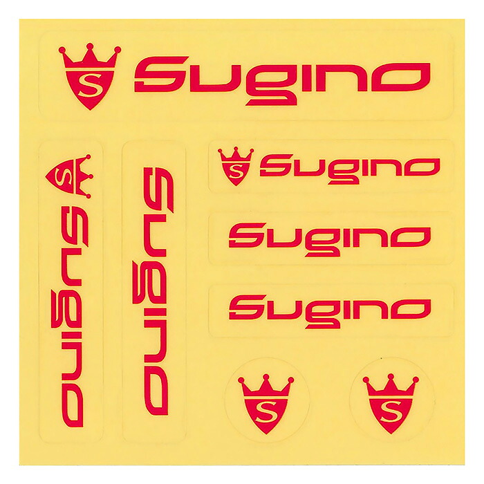 Sugino Sticker Sheet Clear＆Black ステッカー クリア ブラック 株式会社スギノエンジニアリング 奈良県 奈良市 なら 8-045