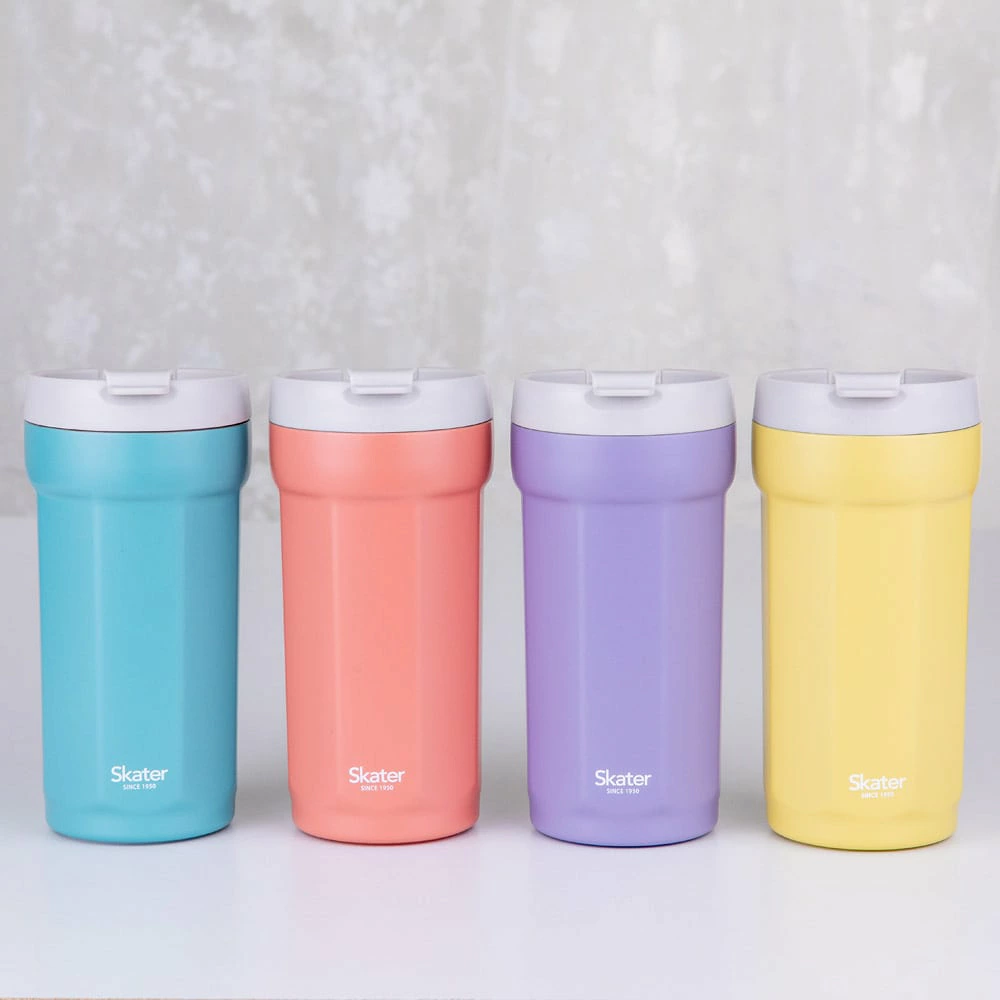 八角形ステンレスタンブラー 350ml レイクグリーン ・テラコッタオレンジ・ライラックブルー・サフランイエロー 〈スケーター〉 タンブラー 保温 保冷 フタ付き 奈良県 奈良市 なら