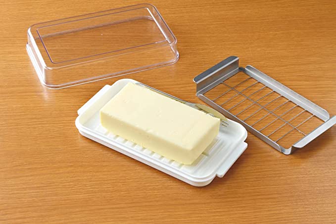 バターカッター バターケース バターナイフ付き 簡単カット 食洗機 使用可 バター カッター ケース ナイフ セット キッチングッズ 日用品 家庭用品 普段づかい ベーシック シンプル 人気 おすすめ
