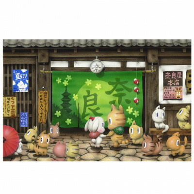 インチ版画「奈良屋本店」 奈良市 有限会社SOCKS 奈良県 奈良市 F-61