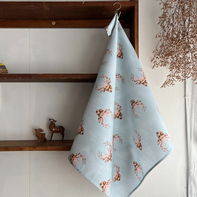 大判ハンカチ ハンカチ はんかち 約50cm×50cm 3種類 麗らかな杜 神鹿 Leaf＆Deer 贈答用 ギフト プレゼント ふるさと納税 ふるさと おすすめ 限定 奈良県 奈良市 なら
