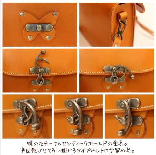 バッグ 2way 選べるカラー 蝶モチーフ ヌメ革 バッグ 鞄 かばん カバン レディース メンズ おでかけ おしゃれ おすすめ 贈答 ギフト プレゼント お祝い 贈り物 HARUHINO 奈良県
