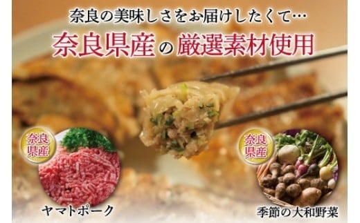 大和餃子 60~180個 冷凍 小分け 奈良 国産 大和豚 ヤマトポーク 大和野菜 餃子 ぎょうざ ギョーザ 豚肉 肉 お肉 家族 子ども 冷凍食品 弁当 おかず 中華 惣菜 グルメ 人気 おすすめ
