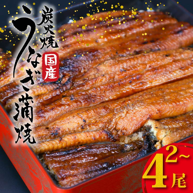 国産 うなぎの蒲焼 2～4尾 1尾約180g たれ付き 鰻 うなぎ 丑の日 魚 魚介 海鮮 肉厚 ジューシー かば焼き 蒲焼き うな重 ひつまぶし うな丼 どんぶり ごはん お米 年末年始 お取り寄せ