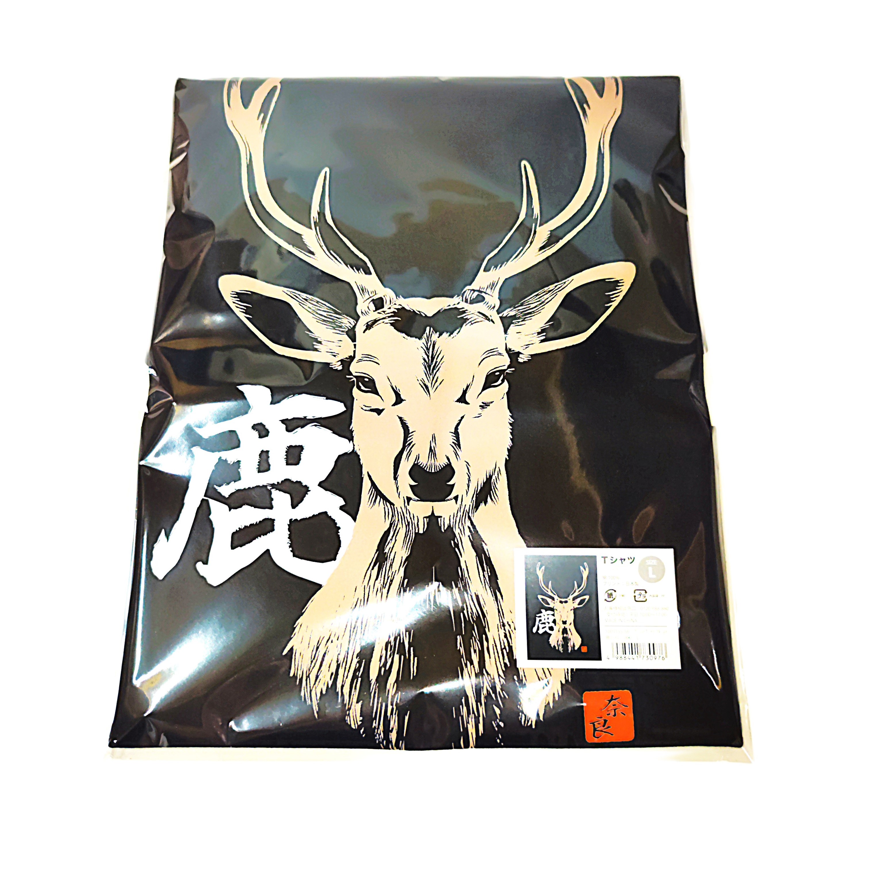 鹿顔 Tシャツ 選べる 色 黒 白 サイズ S~XLサイズ シャツ 服 衣類 半袖 生活雑貨 ファッション 日用品 ティーシャツ 松鳥 奈良県 奈良市