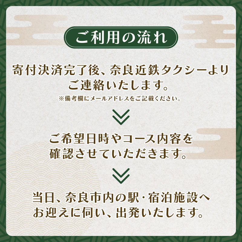 【選べる】 貸切観光タクシー 3時間 5時間 奈良市内・世界遺産めぐりプラン フリープラン タクシー 観光 薬師寺 唐招提寺 平城宮跡 興福寺 猿沢池 浮見堂 飛火野 春日大社 東大寺 ドライブ 奈良