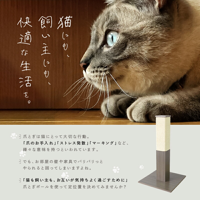 猫 爪とぎ 麻 猫用 爪とぎ 猫の爪とぎ 猫用 ポール グッズ 猫の爪研ぎ 四角 柱 猫 爪 極太 ネコ ねこ つめとぎ キャットツリー 爪とぎポール おもちゃ 猫 用品 猫タワー 奈良県 奈良市