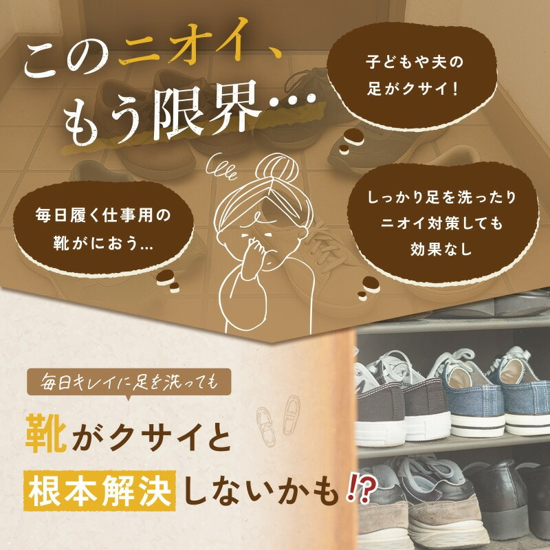 消臭剤 靴用  匂い消し 消臭 パウダー 〈ライズクリエイション アットライズ 〉消臭剤 臭い 対策 靴粉 グッズ 入れておくだけ 入れるだけ 靴下 子供 シューズ 55g 日本製 無香料 靴の消臭剤