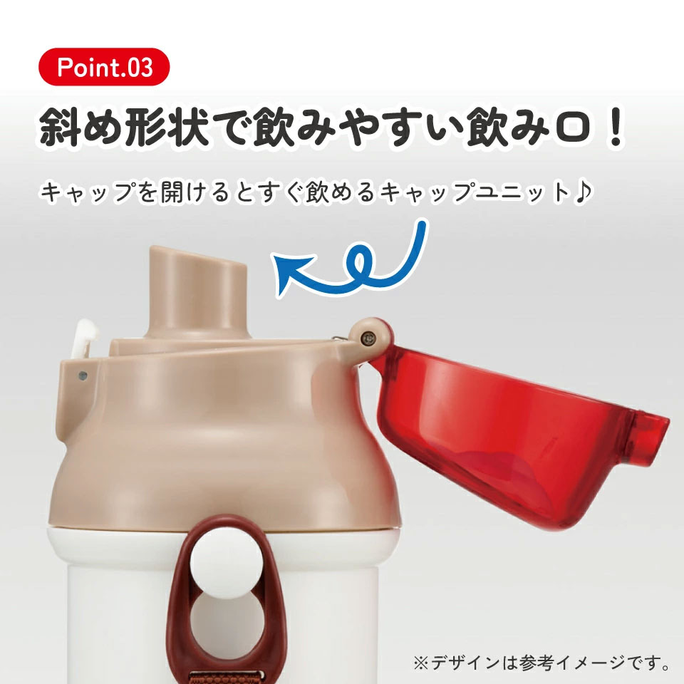 直飲み 水筒 大容量 480ml 食洗機対応 PSB5SAN バーガーコンクス  【ショルダー ベルト 子供 こども 子ども 子供用 小学生 小学校】スケーター 725609 奈良県 奈良市