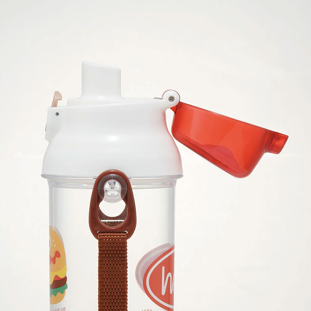 直飲み 水筒 クリア ボトル 480ml PSB5TR バーガーコンクス 【キャラクター 子供 可愛い ワンプッシュ ダイレクト 軽量】スケーター 725692 奈良県 奈良市 skt053