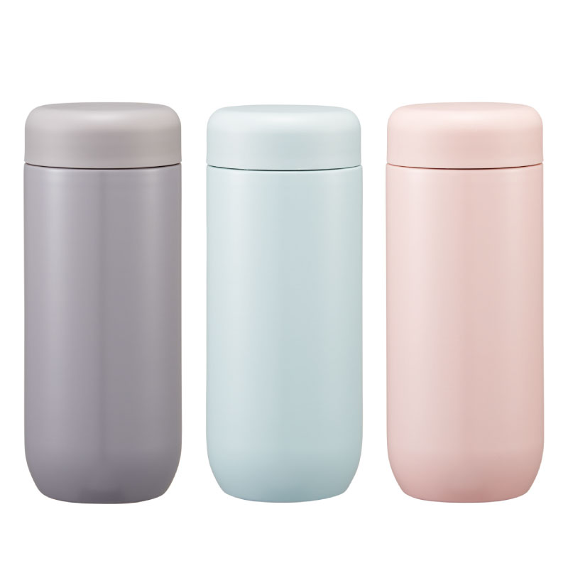 ステンレス マグ ボトル ステンレスボトル 保冷 保温 水筒 真空 ワイド口径 くすみカラー 180ml 330ml 450ml スモーキーピンク スモーキーグリーン スモーキーグレー 奈良県 奈良市