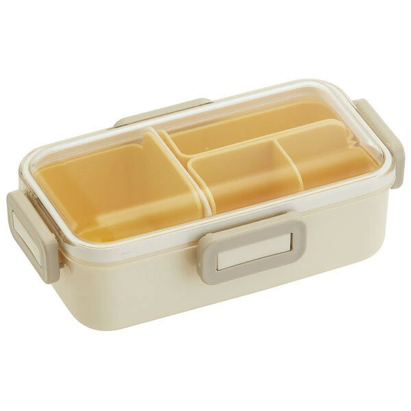 おかずがつぶれにくい ふわっと弁当箱(中子仕切付) 1段 530ml PFLB6S ベーシック スケーター 522383 奈良県 奈良市 skt128