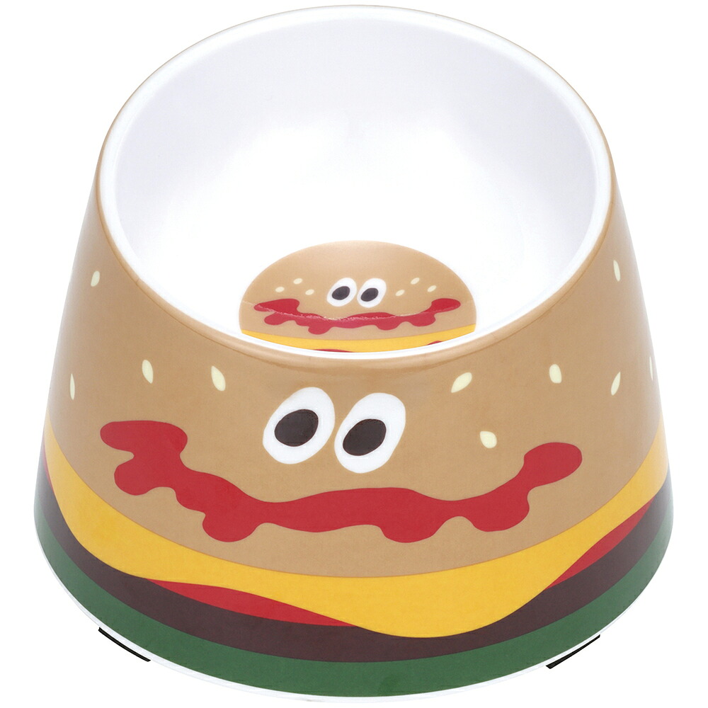 メラミン製 フード ボウル ペット 食器 エサ 犬 メラミン キャラクター バーガーコンクス BURGER CONX 男の子 女の子 いぬ 餌 エサ 皿 ワンちゃん わんちゃん PMFB1