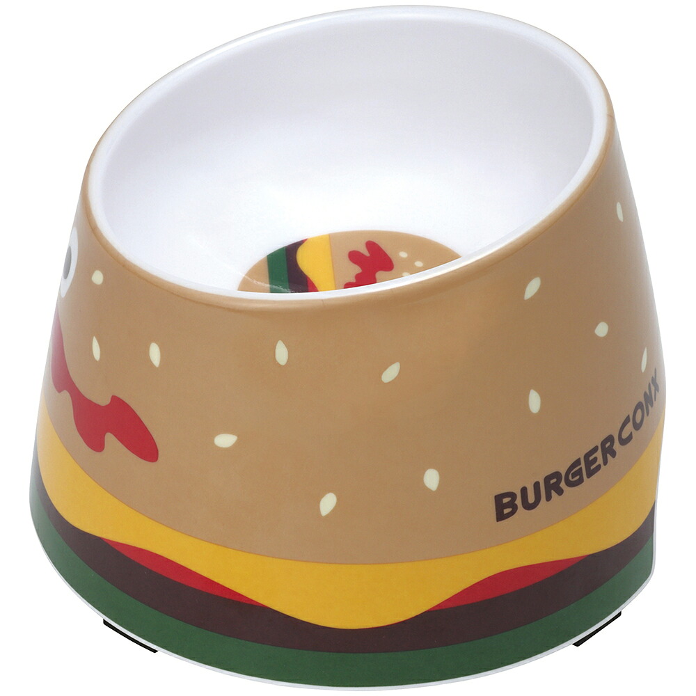 メラミン製 フード ボウル ペット 食器 エサ 犬 メラミン キャラクター バーガーコンクス BURGER CONX 男の子 女の子 いぬ 餌 エサ 皿 ワンちゃん わんちゃん PMFB1