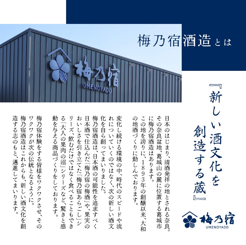 梅酒 あらごし梅酒 720ml or 1800ml 梅酒 梅乃宿 選べる容量 一升瓶 梅酒 お酒 酒 おさけ うめ うめしゅ 梅酒 ふるさと納税 人気 おすすめ 奈良県 葛城市 梅酒 梅乃宿酒造 株式会社 奈良県 【umyd005A】