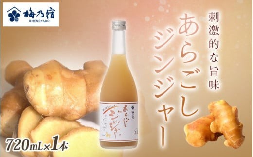 梅乃宿 あらごしジンジャー 720ml