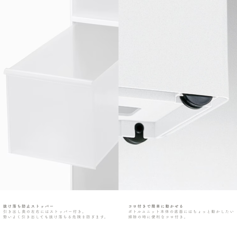 スリムストレージ　ミディストッカーMS-111D／ライクイット　like-it　 ３段　収納　引出し　日本製【like012A】