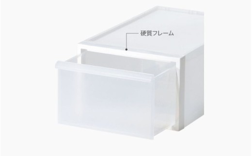 クローゼットシステム 引出しタイプS　4個組　CS-D1 4P (5色からお好きなカラーが選べる) ／ オールホワイト オールブラック オールグレー ベージュ  収納 【like099】