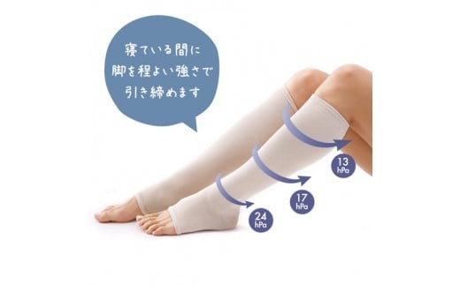 絹のおもてなし おやすみシルク着圧ハイソックス/靴下 着圧 ハイソックス シルク レディース 婦人 美肌ケア 美容 就寝 リラックス【mika006A】