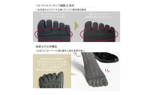 【セレクトソックス5本指】 ストライプ 4色組 / 紳士 ソックス 靴下 くつ下 メンズ 男性 ビジネス カジュアル 消臭 ギフト おしゃれ 奈良県 葛城市【mika062】