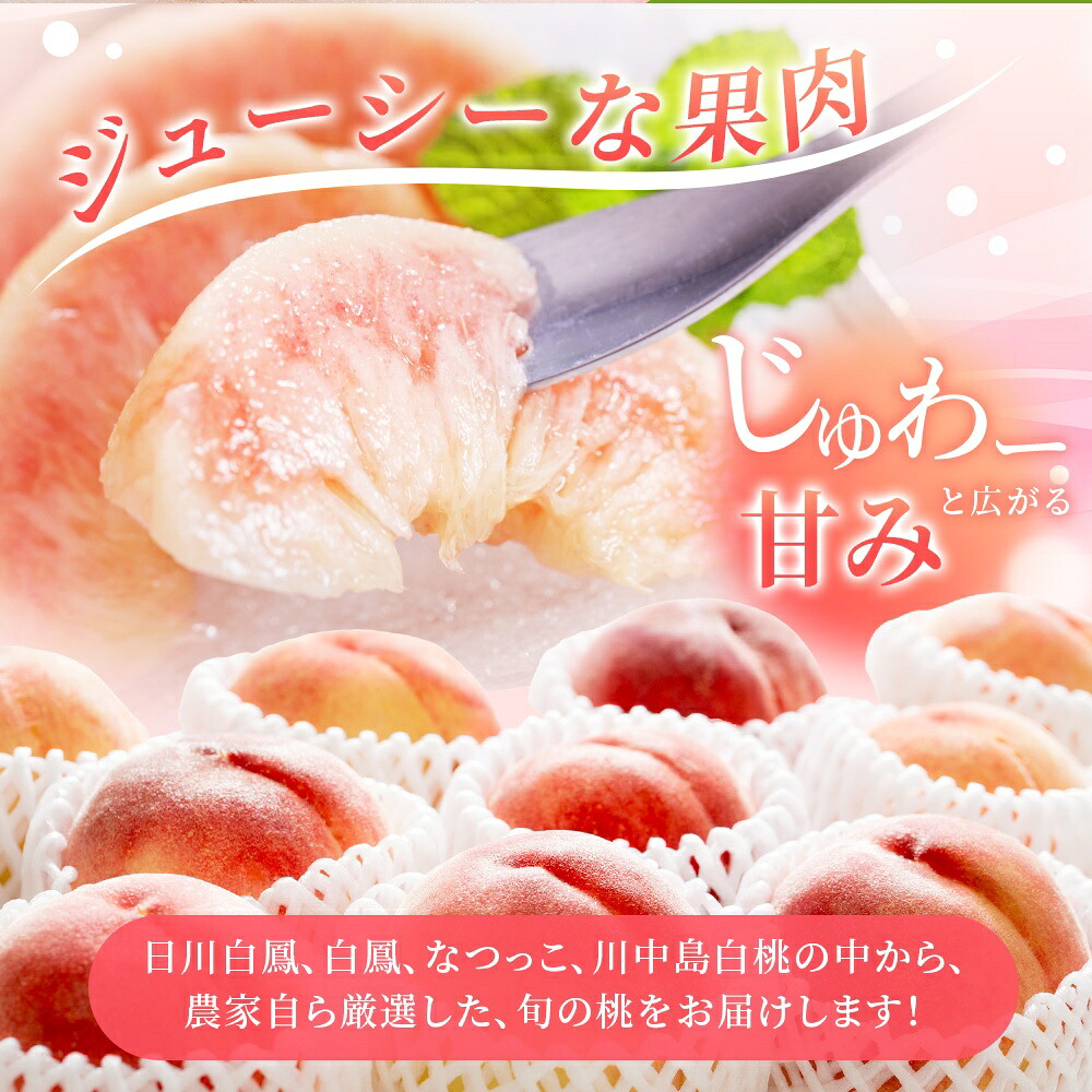 【先行予約】【厳選】あふれる果汁で口いっぱい！ 食べきりサイズ 和歌山県産 桃 3玉 2kg 【2026年6月末頃～2026年8月末頃に順次発送予定】（お届け日指定不可）【kgr002】【kgr001B】