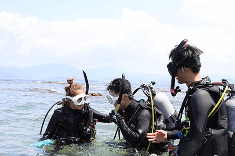 ダイビング 初級ライセンス講習 1名様分　初めてダイビングする、初めてライセンスを取得する方向けのコース　スキューバダイビング チケット【ark102A】