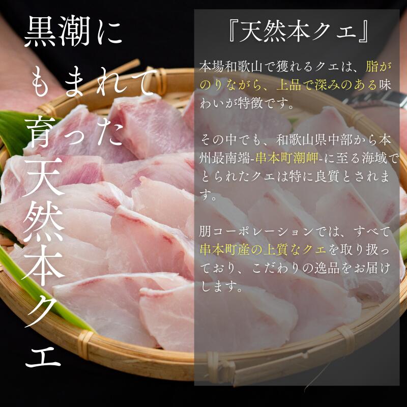 くえ 天然 クエ鍋用 身とアラのセット 10kg以上/10kg未満 1人前300g～3人前900g【tcr008C-tcr009C-tcr010C-tcr011B-tcr012B-tcr013B】