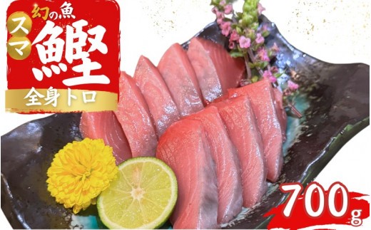 全身トロの幻の魚 高級魚スマガツオ【養殖】【数量限定】700g / かつお 鰹 スマガツオ スマかつお 魚 魚貝 海鮮 養殖 串本町【oos001】