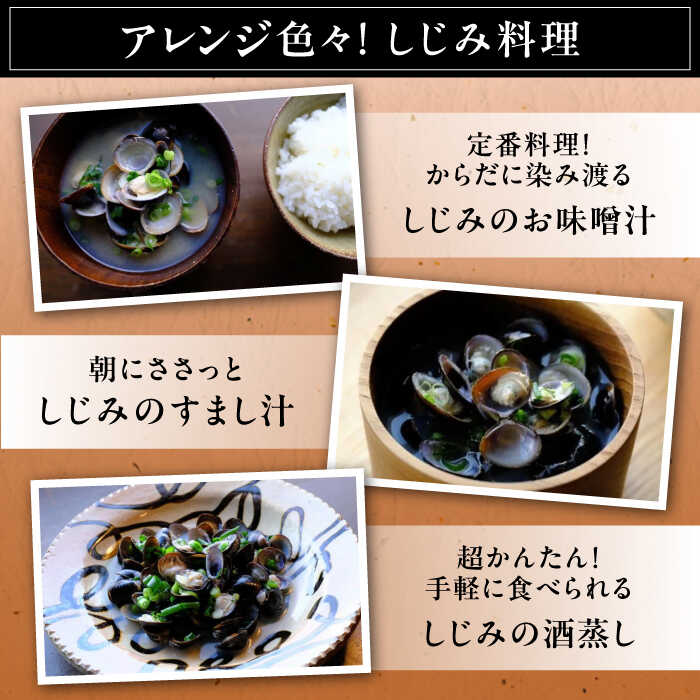 地元でも入手困難なレアサイズ！ Lサイズ 宍道湖産ヤマトシジミ(冷凍砂抜き済み)1kg×5袋(5kg)島根県松江市/宍道湖漁業協同組合 [ALAZ001]