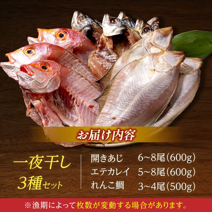 減塩 干物 訳あり 一夜干しセット 計1.7kg [久卜商店 島根県 松江市] [ALAO001]