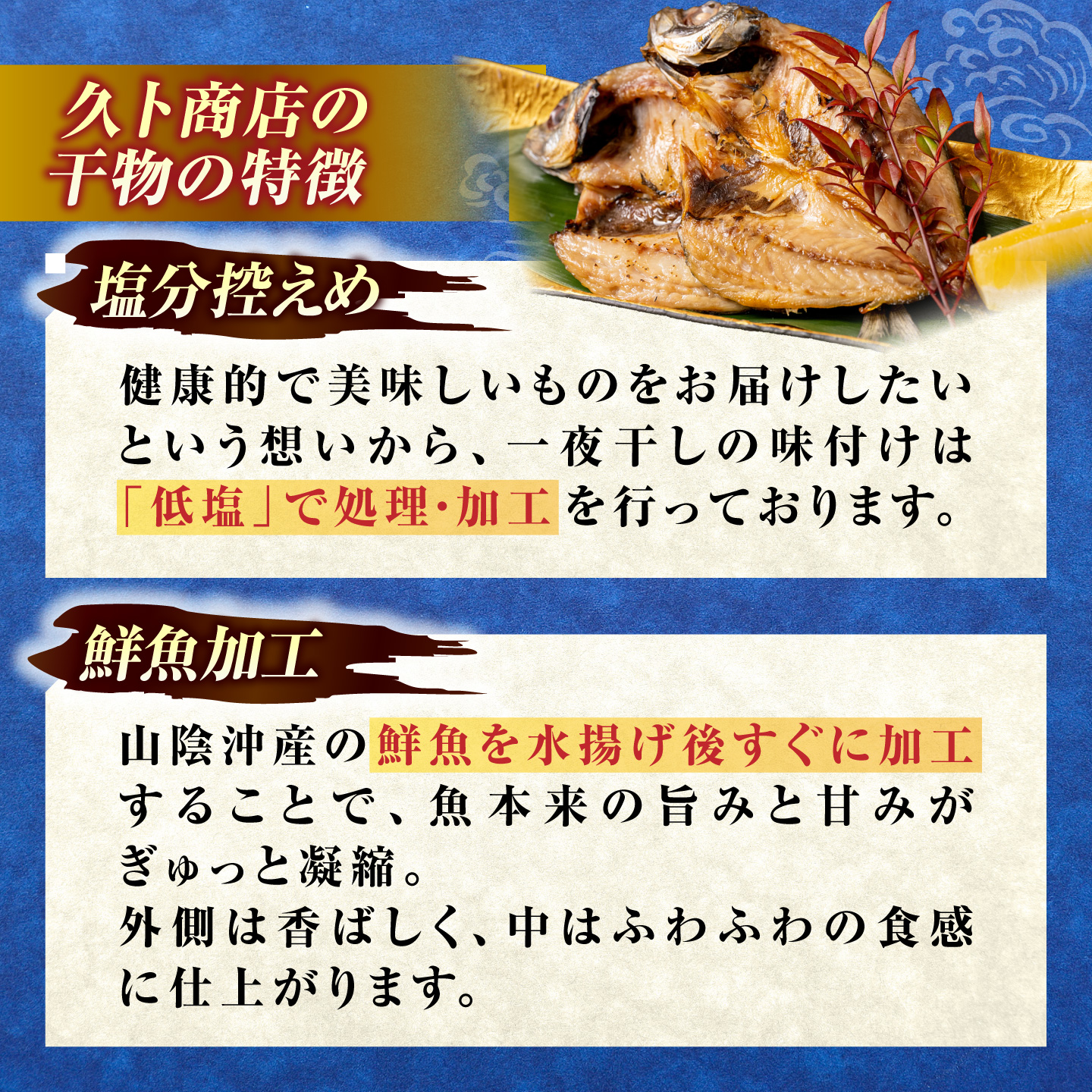 減塩 干物 訳あり 一夜干しセット 計1.7kg [久卜商店 島根県 松江市] [ALAO001]