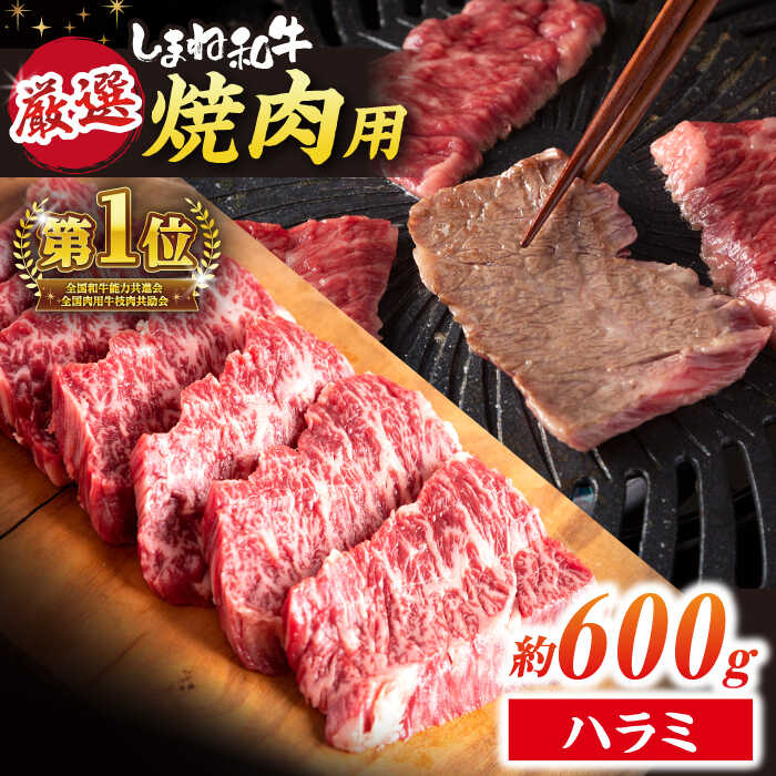しまね和牛ハラミ焼肉 600g（小分け） [ALEF008]