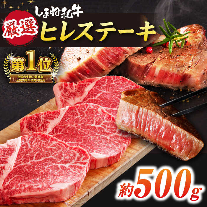 しまね和牛ヒレステーキ 500g 松江市 /株式会社O.R.C [ALEF001]