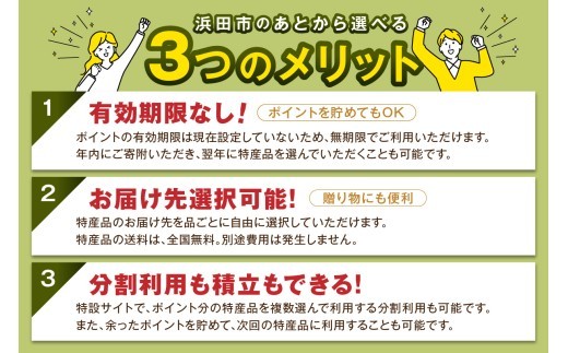 ≪1口・1,000円≫島根県浜田市ポイントをためる あとから返礼品を選ぶ【浜田市】 あとから選べる 選べる 選ぶ あとから あとからセレクト 【140_1538】