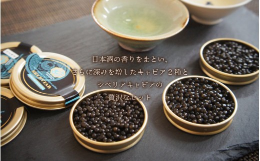 盃 Sakazuki Caviar 3種食べ比べセット