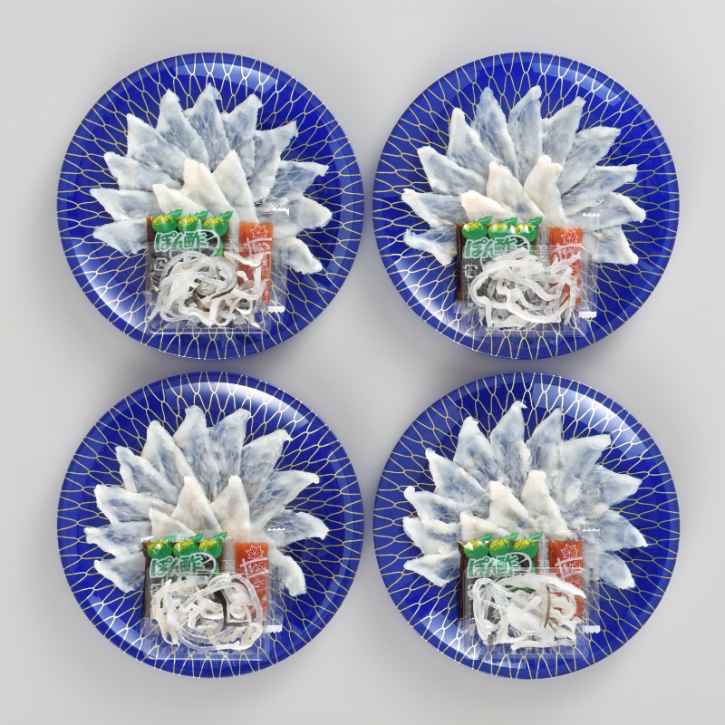 ふぐ 刺身 昆布風味 個食用小皿セット 4~5人前 冷凍