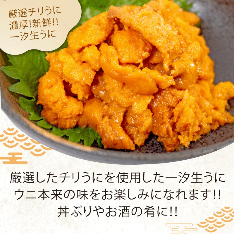 訳あり 大容量 生 ウニ 200g 一汐うに 生うに