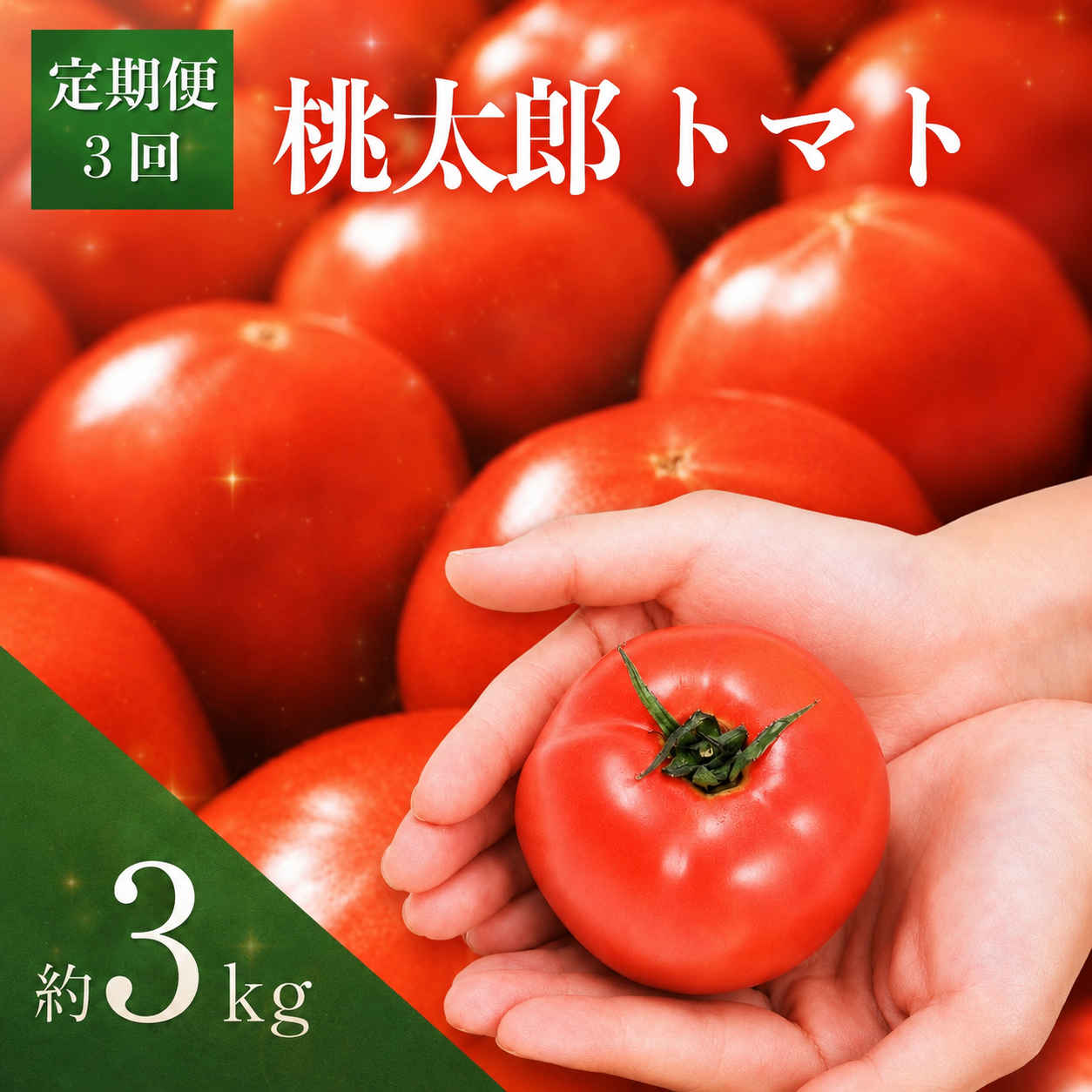 【2027年先行予約】定期便 3回 トマト 3kg とまと tomato 桃太郎トマト 野菜 果物 やさい  産地直送 農家直送 鮮度 新鮮 栄養 お弁当 サラダ ソース 調味料 ケチャップ サラダ