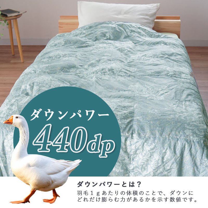 掛け布団 2色（ピンク/ブルー） カナダマザーグース95% 0.5kg入り 羽毛肌掛け布団 キングロング 夏掛け布団 布団カバー 布団干し 羽毛布団