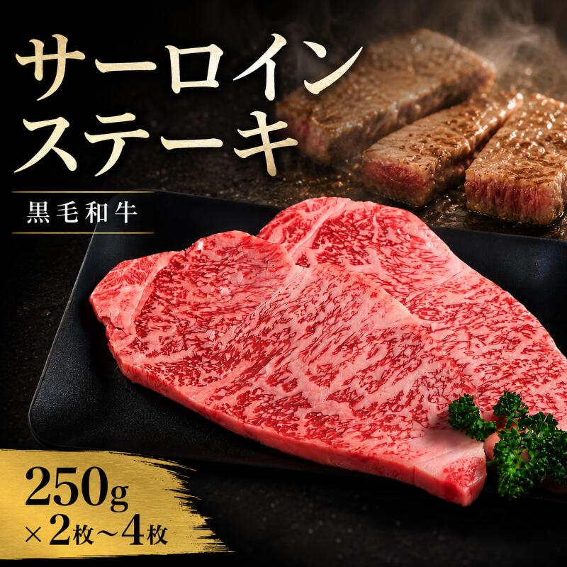 牛肉 サーロイン 黒毛和牛 ステーキ肉 1枚約250g 選べる 容量 2枚 3枚 4枚 国産和牛 肉 にく ぎゅう うし 小分け 便利 ローストビーフ しゃぶしゃぶ 焼肉 おかず 冷凍 人気 おつまみ