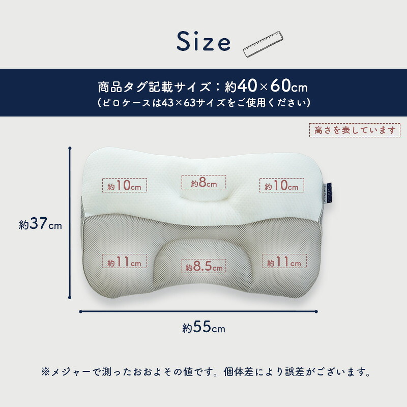 Sleep Medical W コンフォートピロー ｜ 枕 高さ調節可能 やわらかめ 首元しっかり 肩こり 首 横向き 洗える 寝具 快眠 睡眠 グッズ まくら ベッド リビング ソファ リラックス