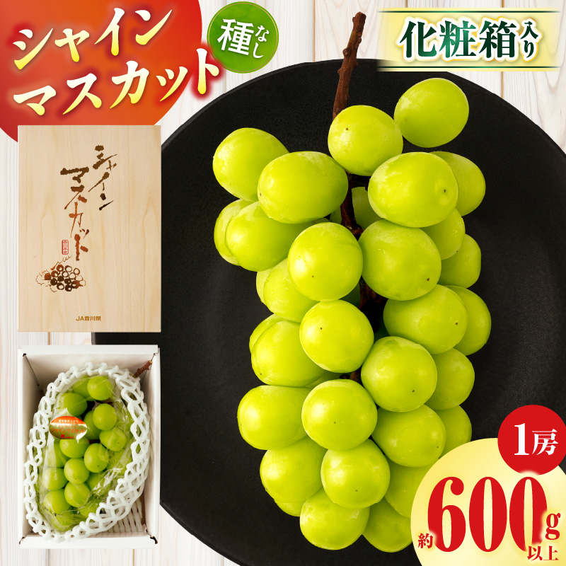 シャインマスカット 1房(約600g以上)化粧箱入り_mk006-148