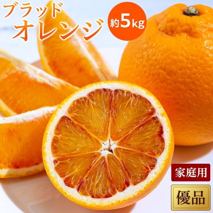 【2027年3月中旬頃から順次発送】 ブラッドオレンジ<家庭用・優品>約5kg